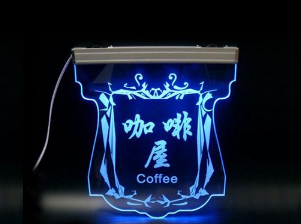 水晶發(fā)光標牌